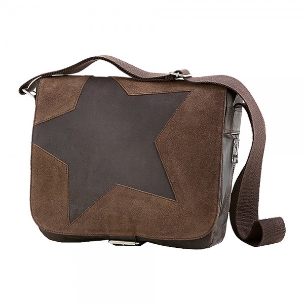 Schultertasche Twenty Bull And Hunt Star brown